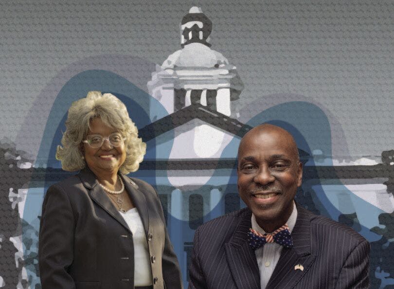 Candidates Yvonne Hinson (left) and Rodney Long (right)&nbsp;are vying for this year’s Florida State House of Representatives District 20 seat.