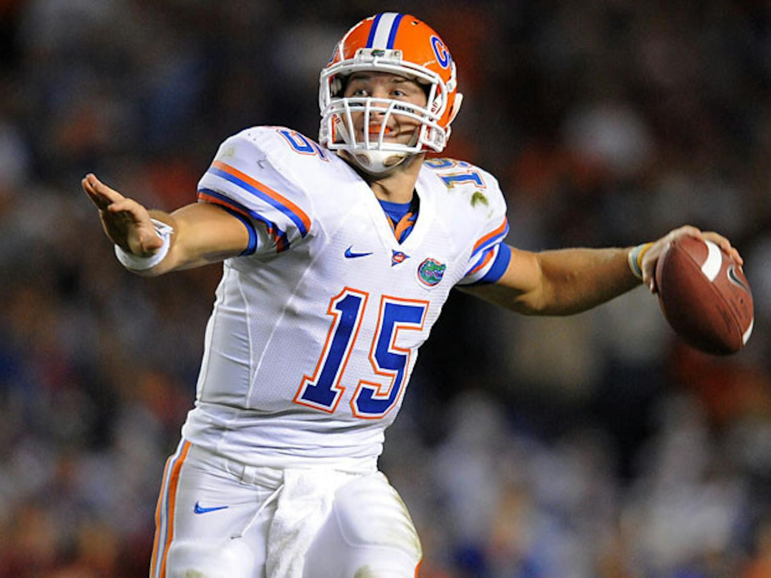 Former Florida quarterback Tim Tebow was listed on the College Football Hall of Fame ballot Monday.