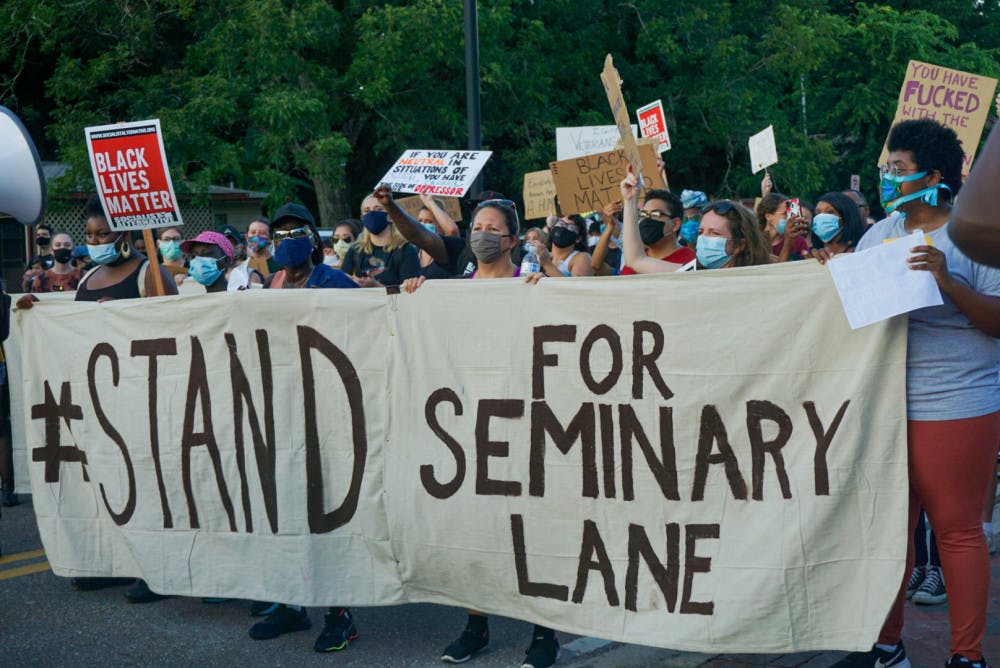 Seminary Lane Protest 1