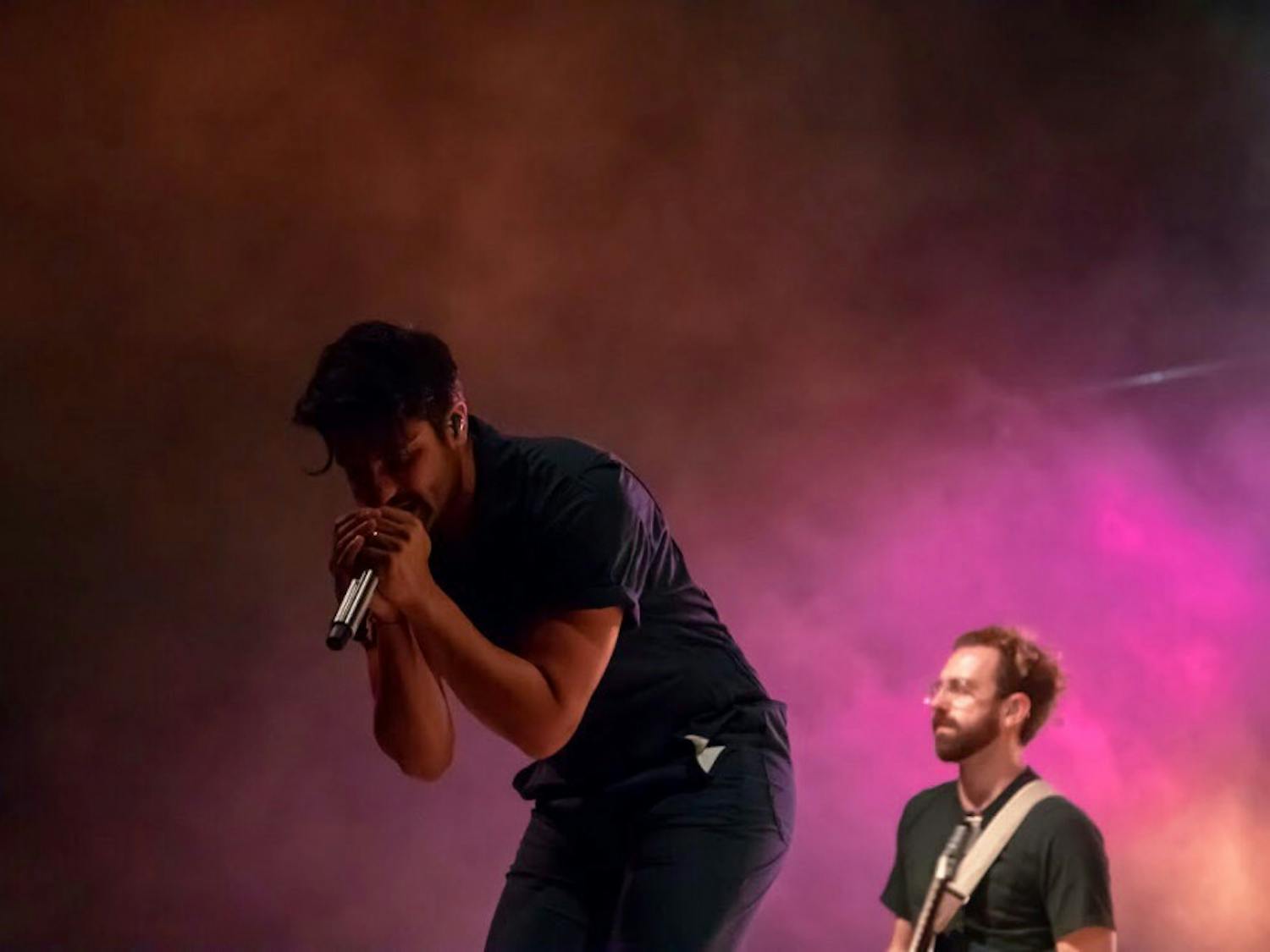 Young the Giant perform for a Rock The Vote concert at Flavet Field