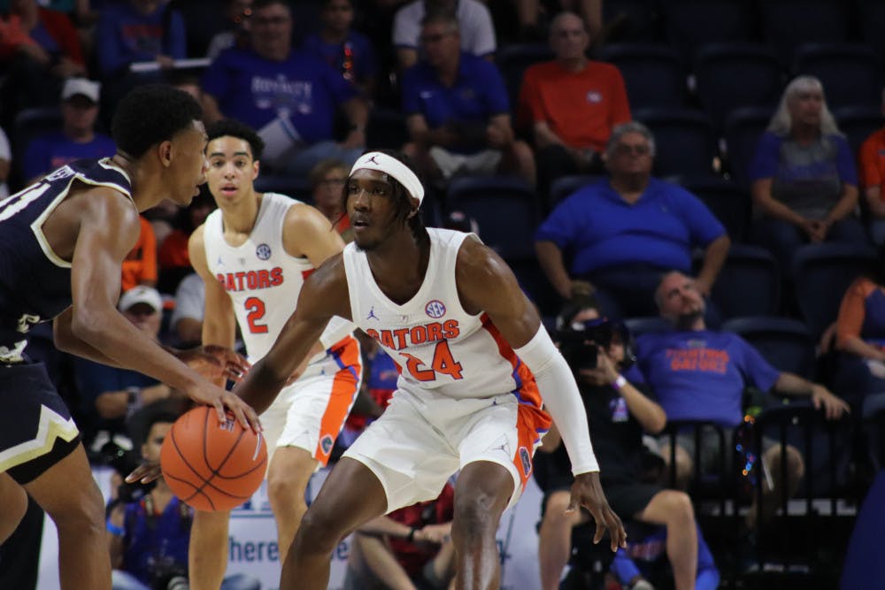 Florida guard Deaundrae Ballard leads the Gators with 10.9 points per game.