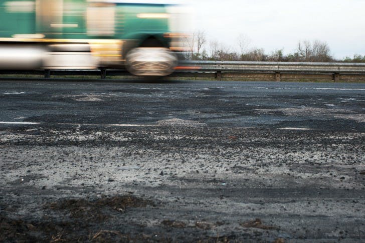 The southbound lanes of Interstate 75 near Paynes Prairie Preserve State Park were damaged by Sunday's series of wrecks, which claimed 11 lives.