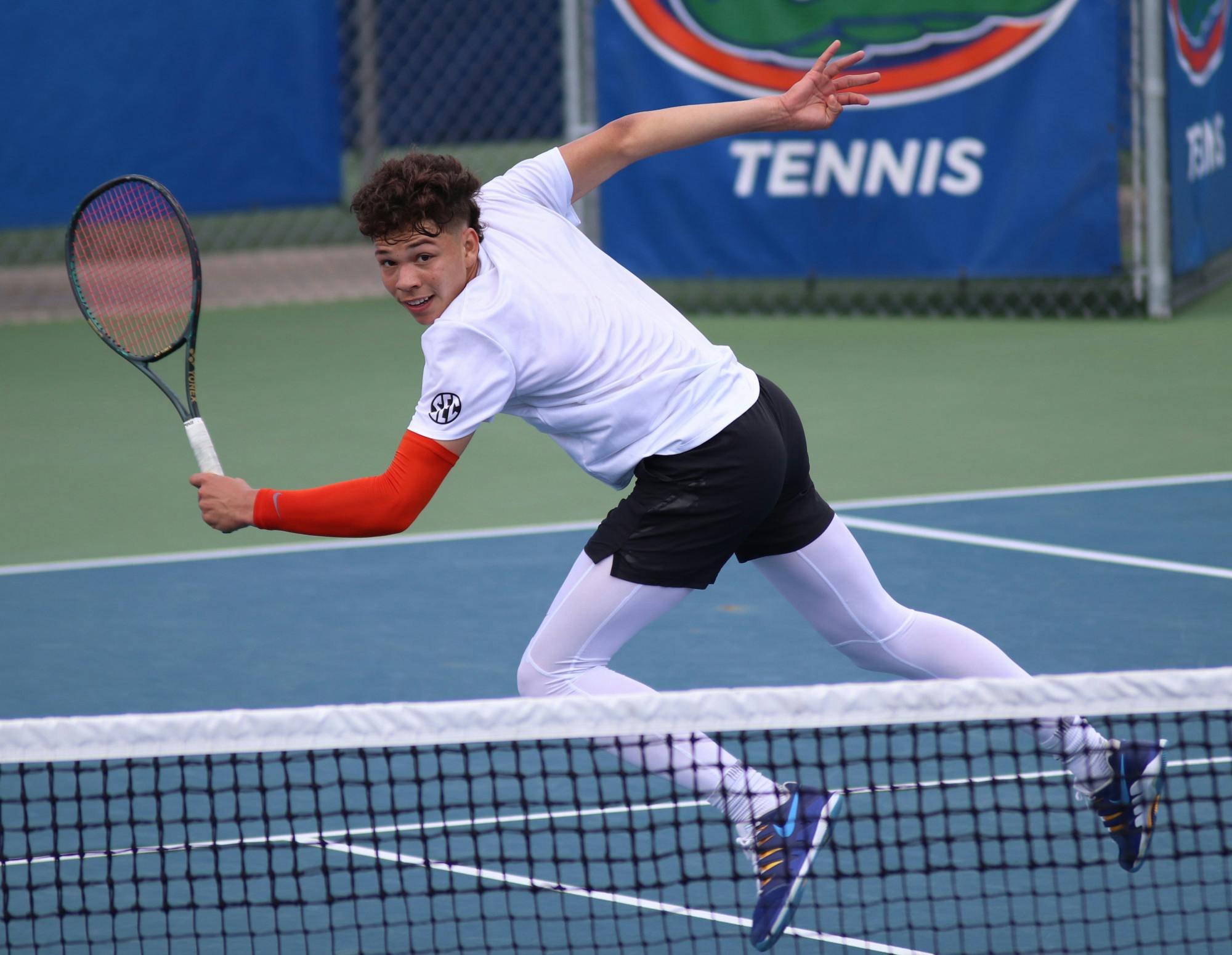 Shelton extended his win streak and shut down Wedenmann’s career-long 23 match win streak Sunday. Photo from UF-Auburn game Feb. 21.