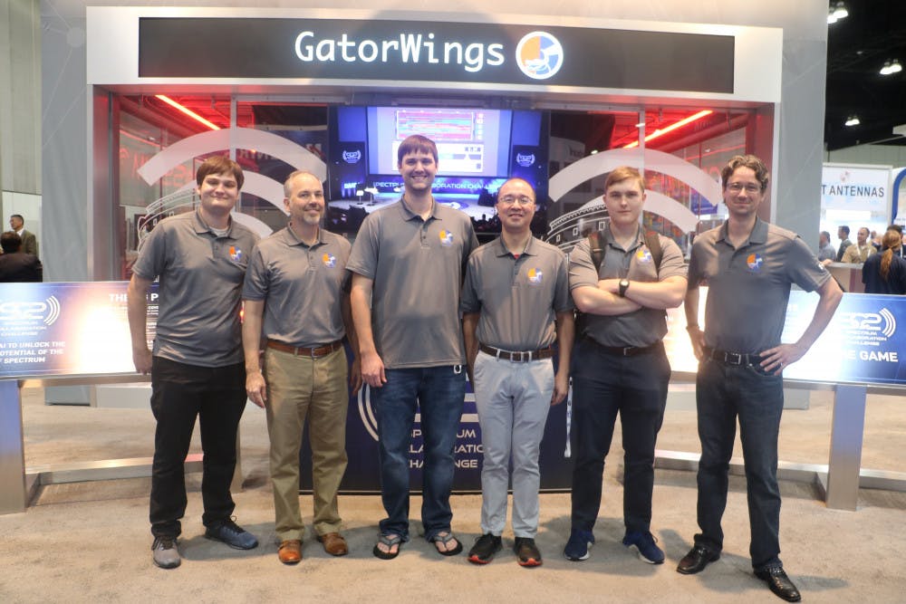 Team GatorWings (left to right: Marco Menendez, Dr. John Shea, Tyler Ward, Dr. Tan Wong, Caleb Bowyer, and David Greene). Photo emailed to me from John Shea. 