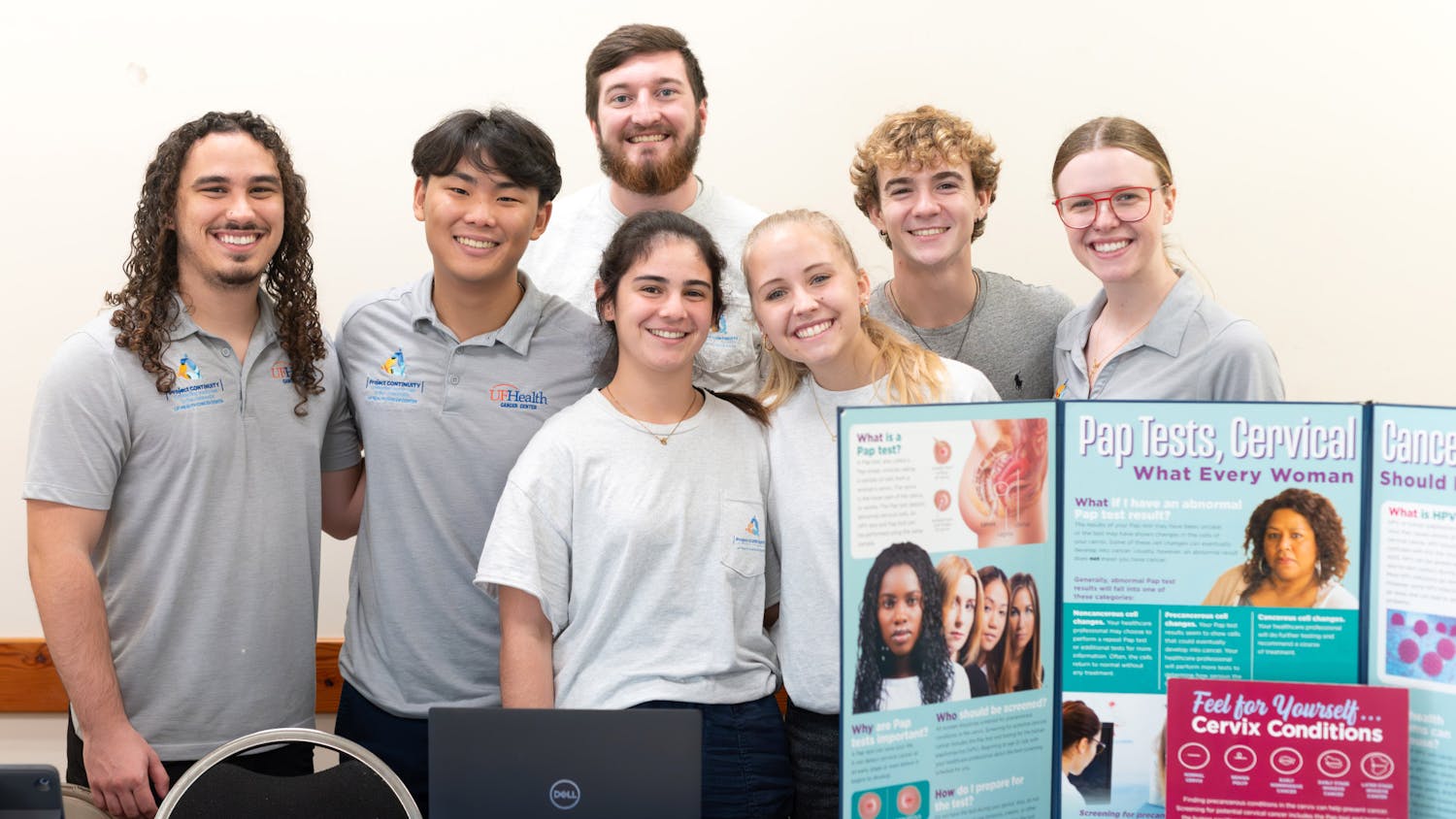 Project Continuity with UF Health educating the public about Pap tests and cervical cancer on Sept. 30, 2023.