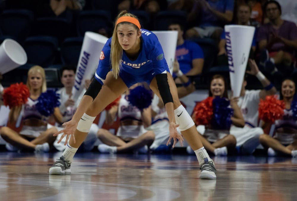 <p dir="ltr"><span>Outside hitter Paige Hammons led the Gators with 16 kills and only one error in Thursday's sweep of Florida State.</span></p><p><span> </span></p>