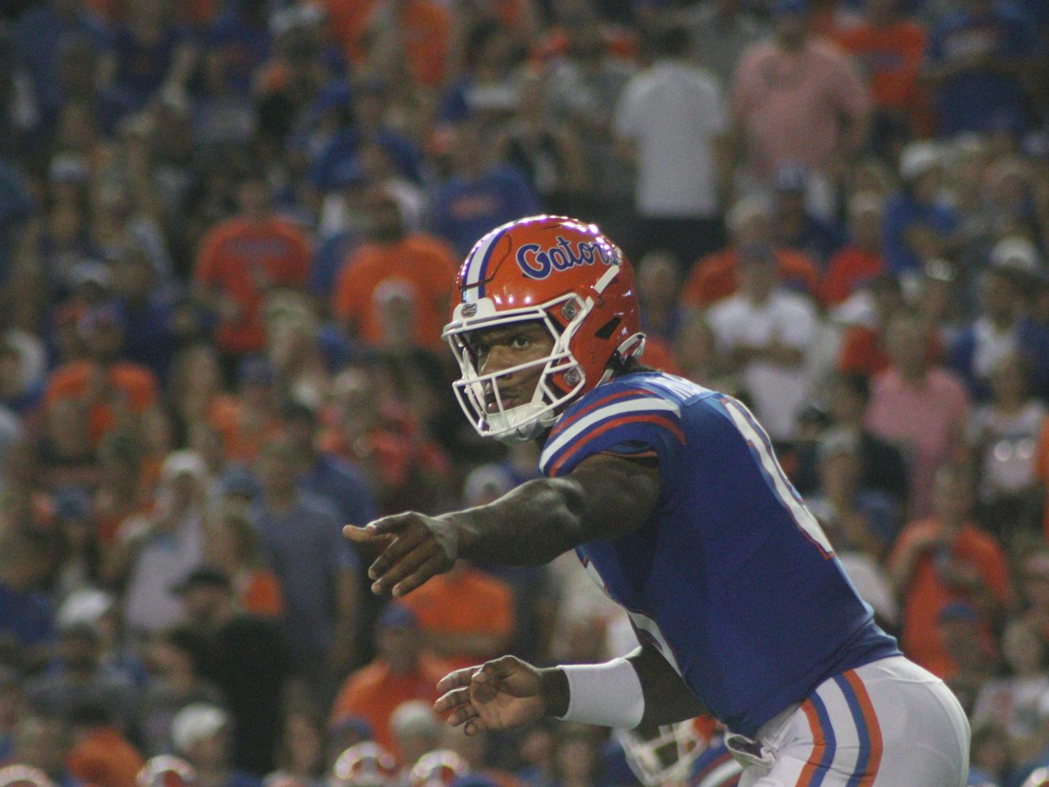Florida quarterback Anthony Richardson during the Gators&#x27; game against the Kentucky Wildcats Sept, 10, 2022. Richardson accounted for four of Florida&#x27;s five touchdowns in Knoxville, Tennessee, Saturday but couldn&#x27;t keep pace with the Volunteers offense. 