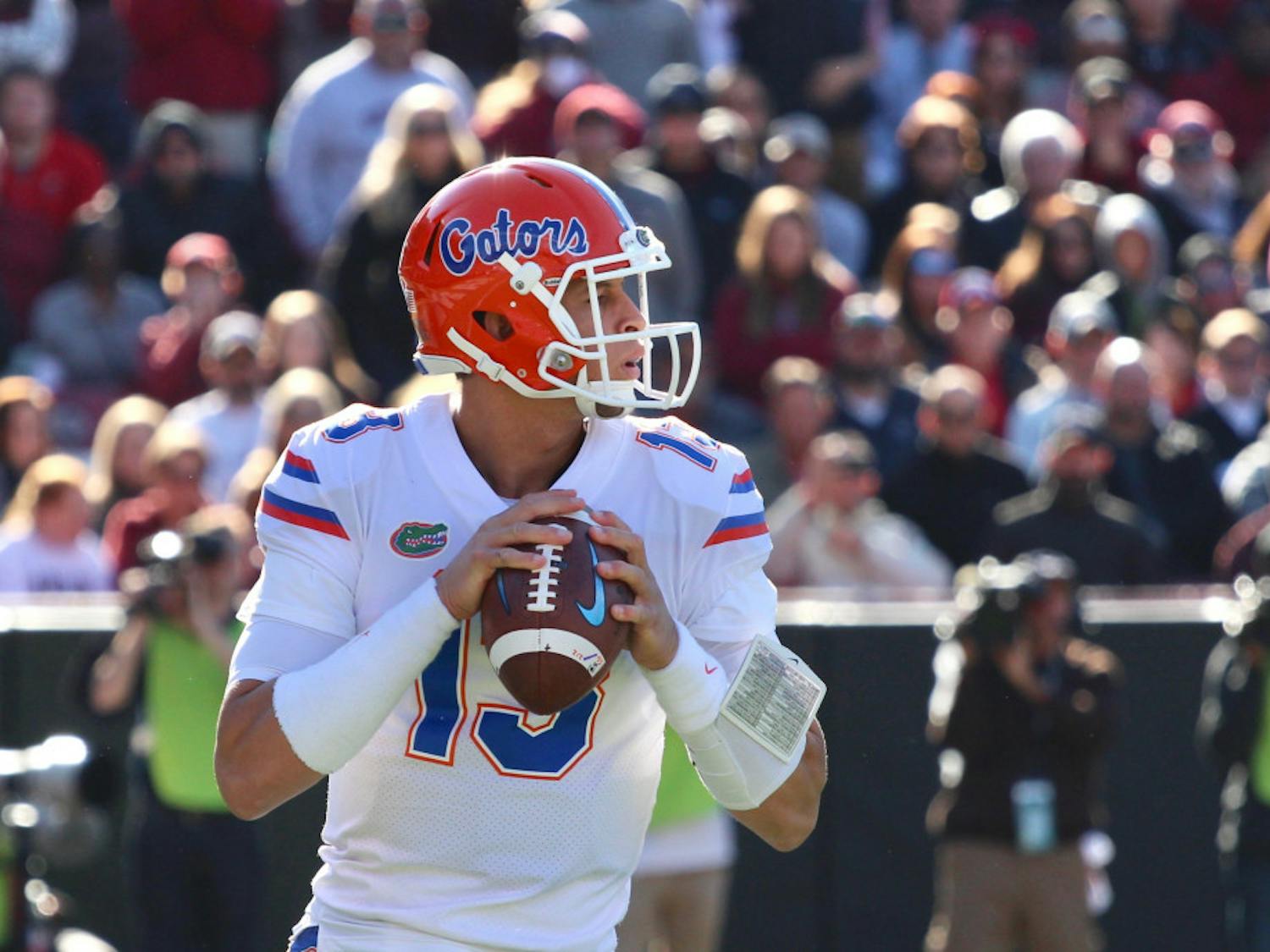 Coach Dan Mullen announced Feleipe Franks as the Gators' starting quarterback heading into Saturday's game against Charleston Southern.