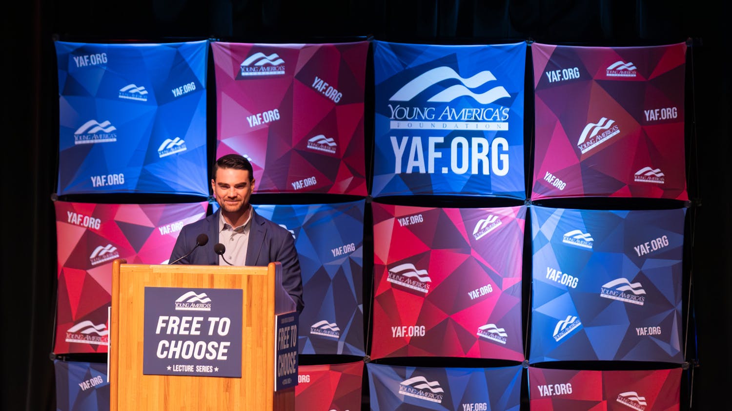 UF Young Americans for Freedom hosted Ben Shapiro at the Curtis M. Phillips Center for the Performing Arts on Wednesday, Oct. 18, 2023.