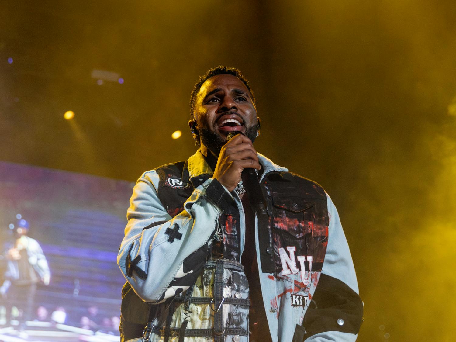 Jason Derulo performs UF's Gator Growl Thursday, October 5, 2023.