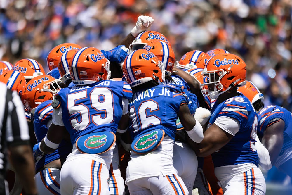 UF gators football spring game on Saturday, April 12th, 2025.