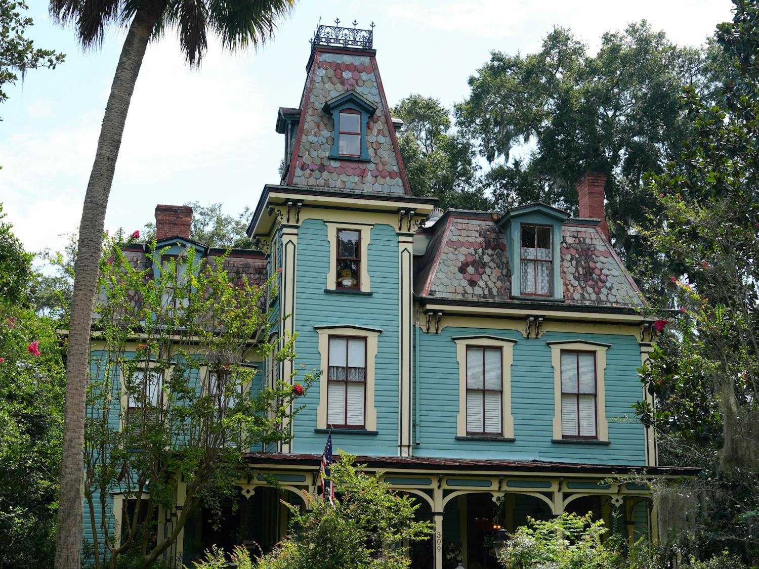 Magnolia Plantation Bed & Breakfast Inn is seen on Sunday, Sept. 10, 2023, in Gainesville’s Historic Bed & Breakfast district. 