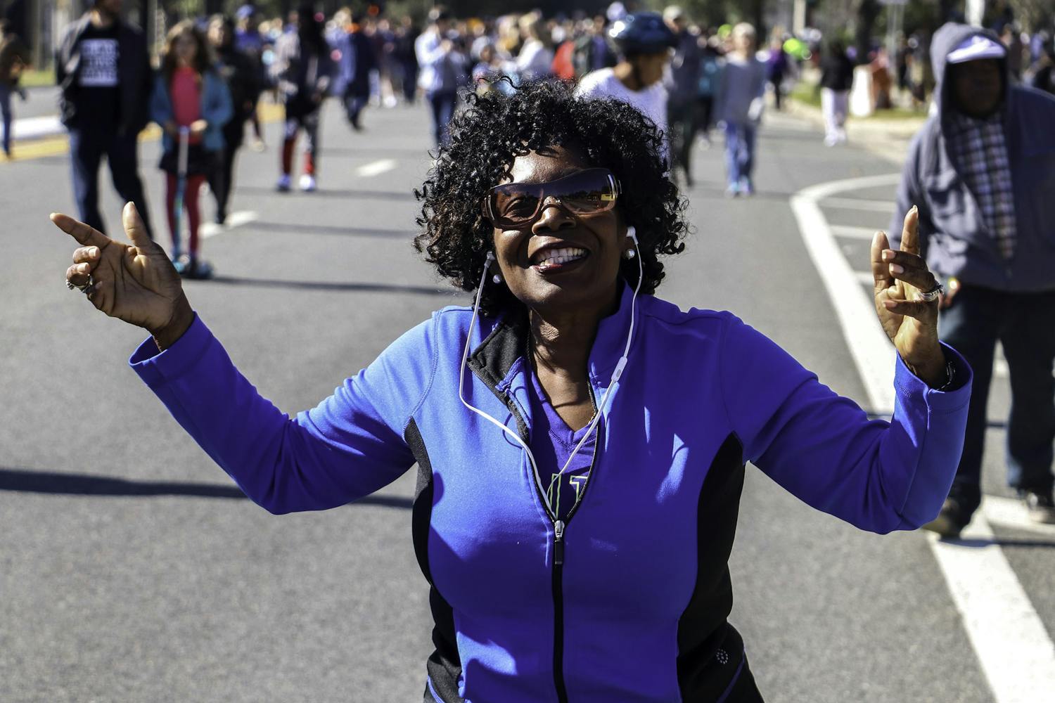 The Annual Commemorative March was one of nine events put on by the Martin Luther King Jr. Commission of Florida Inc. to honor its namesake. The march started at Bo Diddley Plaza at 1 pm on Monday, January 20 and ended in front of the King Center, the location of the last event. 