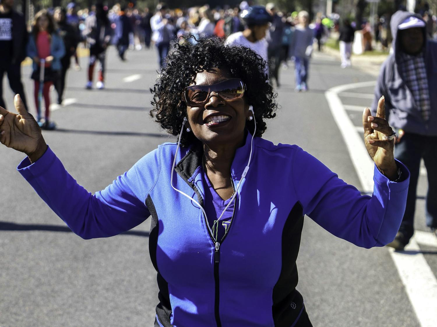 The Annual Commemorative March was one of nine events put on by the Martin Luther King Jr. Commission of Florida Inc. to honor its namesake. The march started at Bo Diddley Plaza at 1 pm on Monday, January 20 and ended in front of the King Center, the location of the last event.