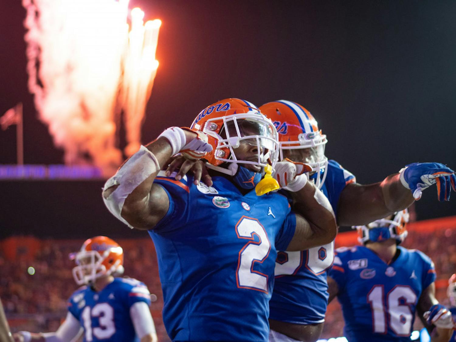 Lamical Perine led UF's rushing attack with 51 yards.