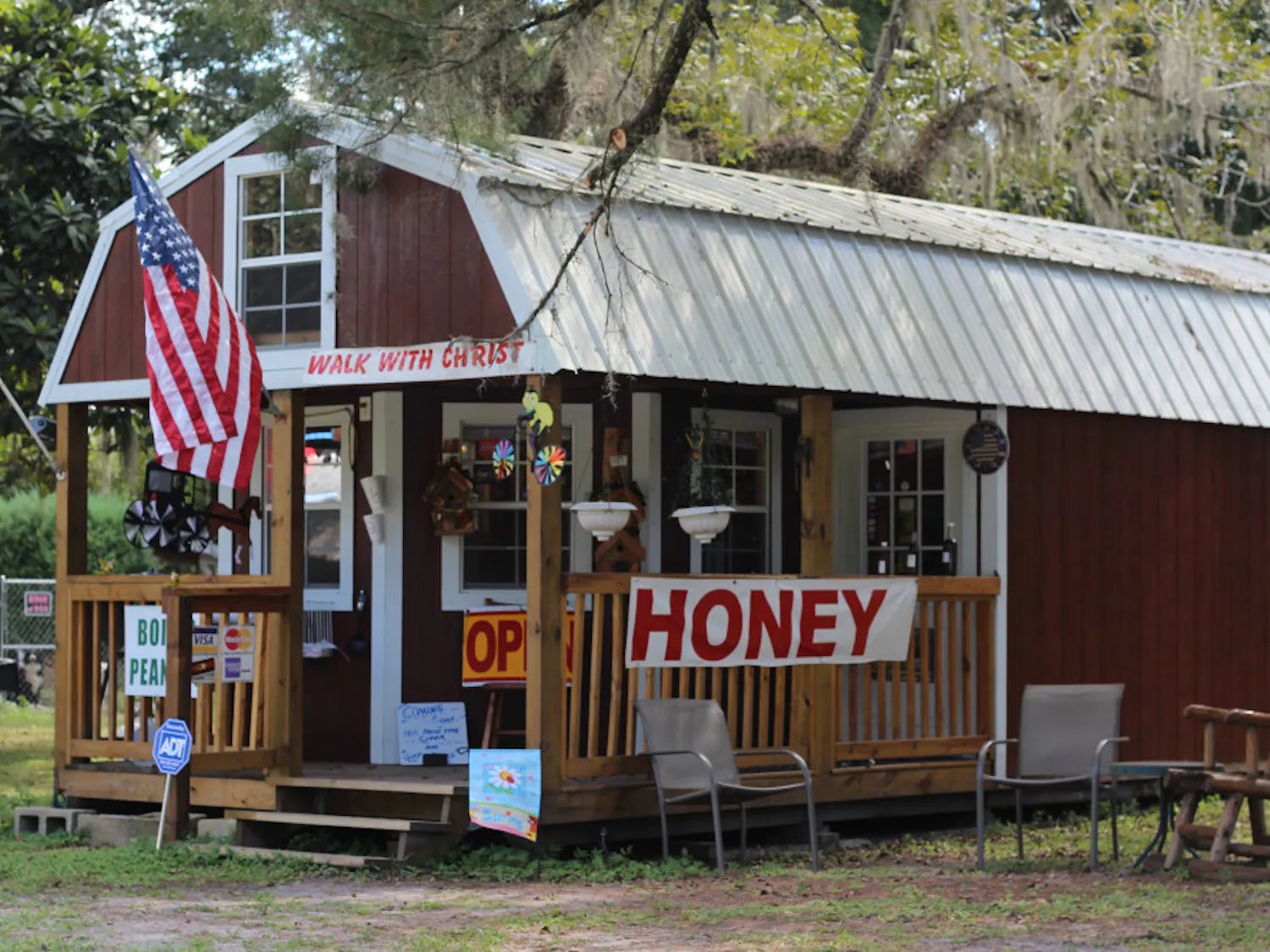 The Amish Store sells vegetables, eggs, Amish noodles, about 20 types of Amish cheese, 50 flavors of jams and jellies, pie fillings and local honey. The owners will close the store in December and sell their wares at Chiefland Farmers Flea Market.