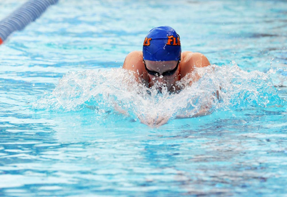 <p>Hilda Luthersdottir (pictured) held the school record for the 200 breast until freshman Vanessa Pearl topped it on Saturday.&nbsp;</p>