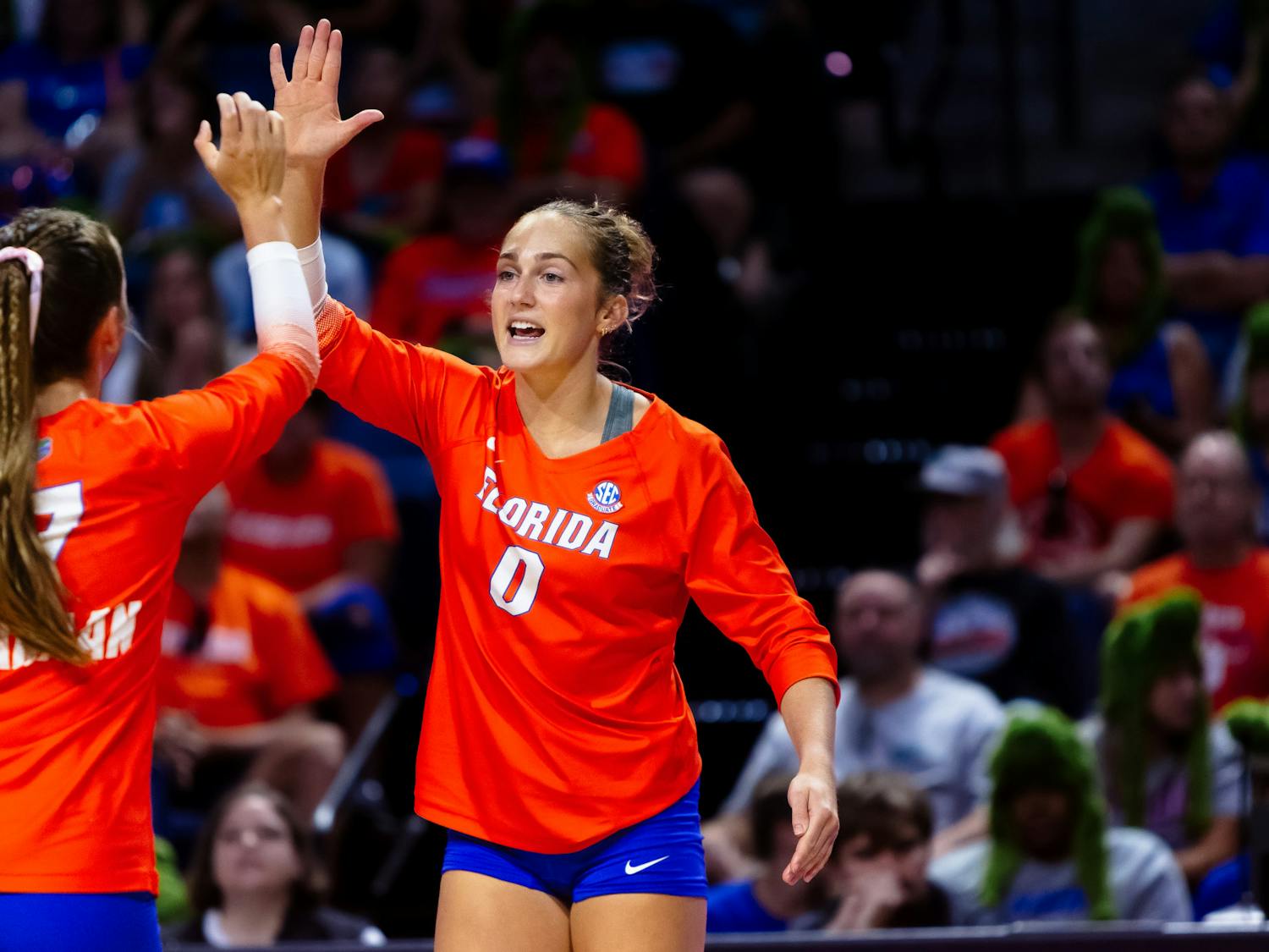 AC Fitzpatrick checks into Florida’s game against the Kentucky Wildcats on Sept. 29, 2024.