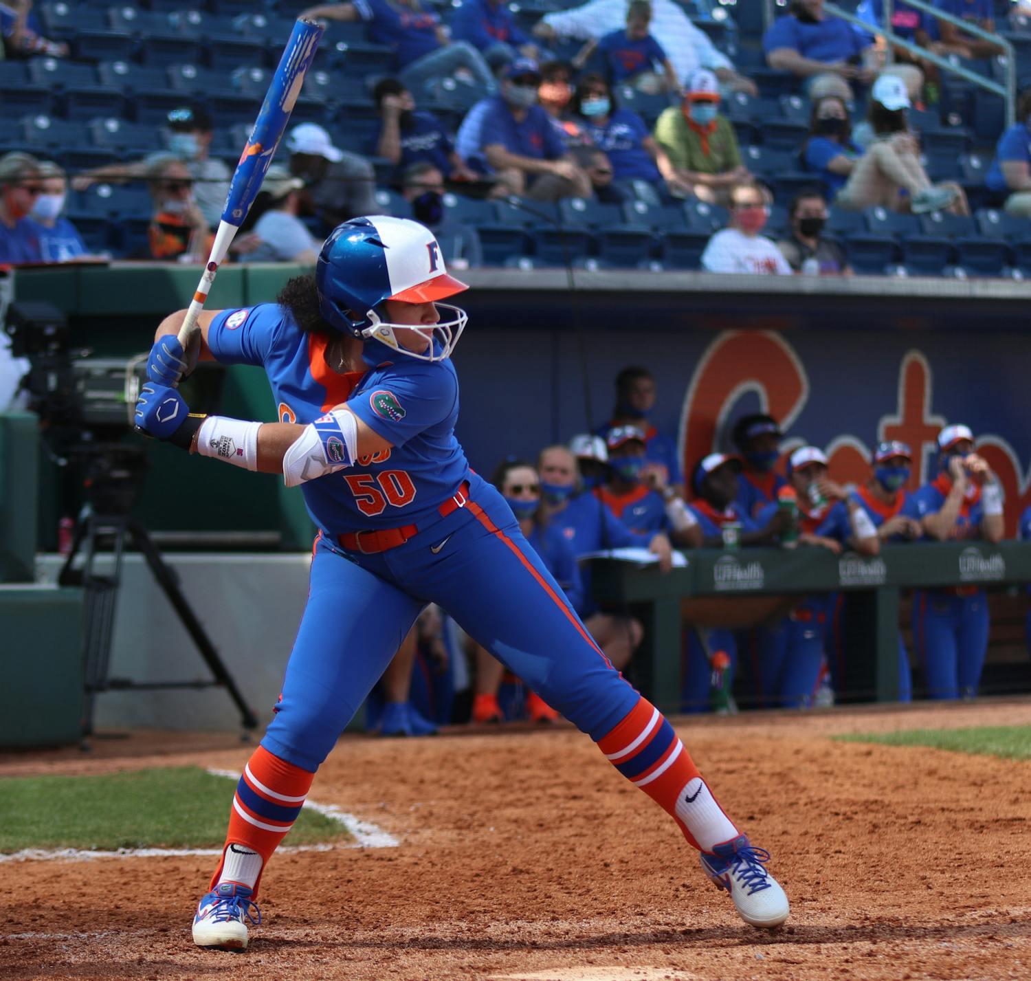 Florida’s 5-2 win over FSU marked its last game before the cancellation of the 2020 season due to the ongoing COVID-19 pandemic. 
Photo from UF-Louisville game Feb. 27.