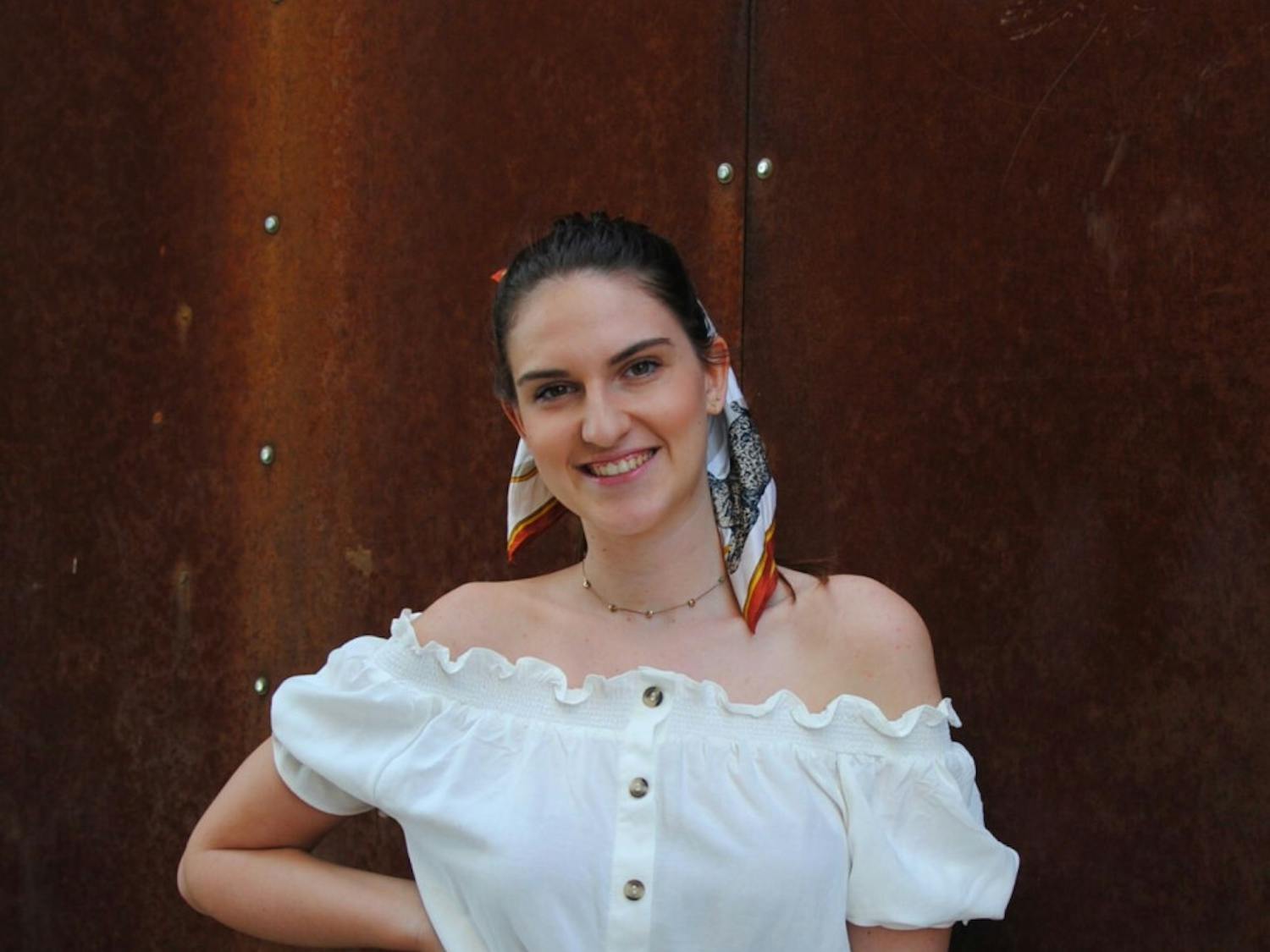 Anna Volentics is a 20-year-old UF international studies major. She is from Budapest, and loves the UF community that she has found through her sorority.