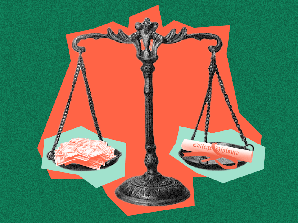 Many students struggle to balance a job and academics, but the cost of attending college forces many to work despite the stress.
