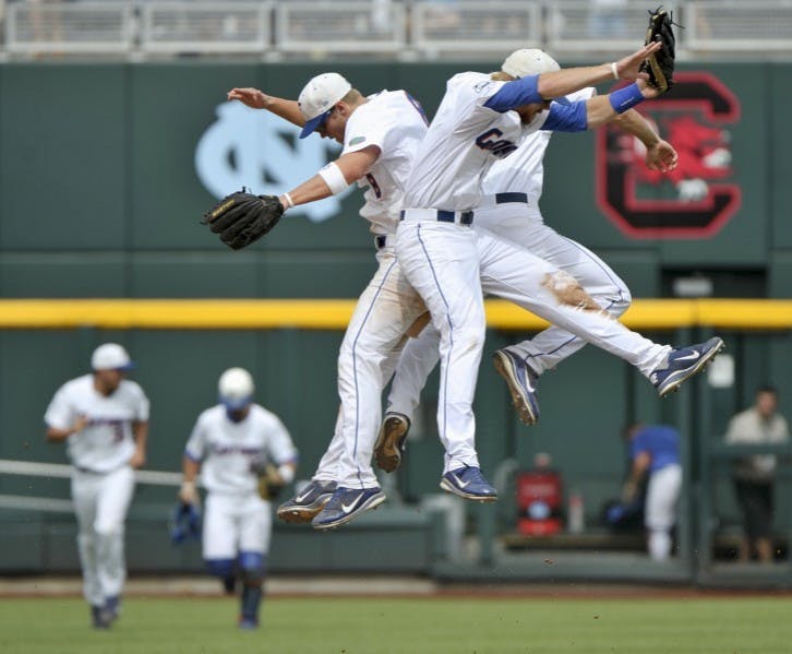 Florida beat Vanderbilt 6-4 Friday to advance to its second-ever College World Series championship series. The Gators will play either Virginia or South Carolina starting Monday.&nbsp;