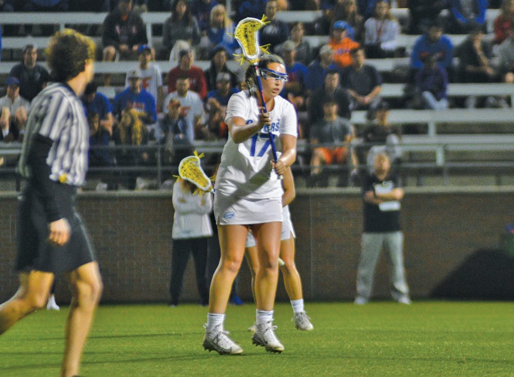 <p dir="ltr"><span>Midfielder Shannon Kavanagh recorded a career-high eight points and 13 draw controls in Florida's 16-5 win over UConn on Saturday.</span></p><p><span> </span></p>