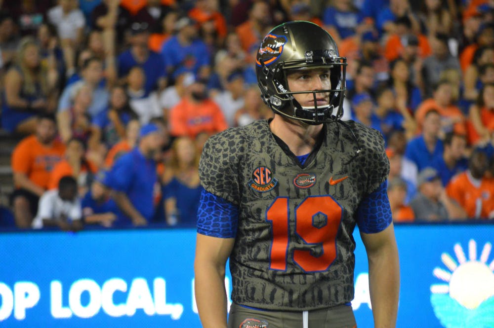 <p>UF punter Johnny Townsend retweeted a gif praising him for a personal-best 67-yard punt following Florida's 19-17 loss to Texas A&amp;M on Saturday.</p>