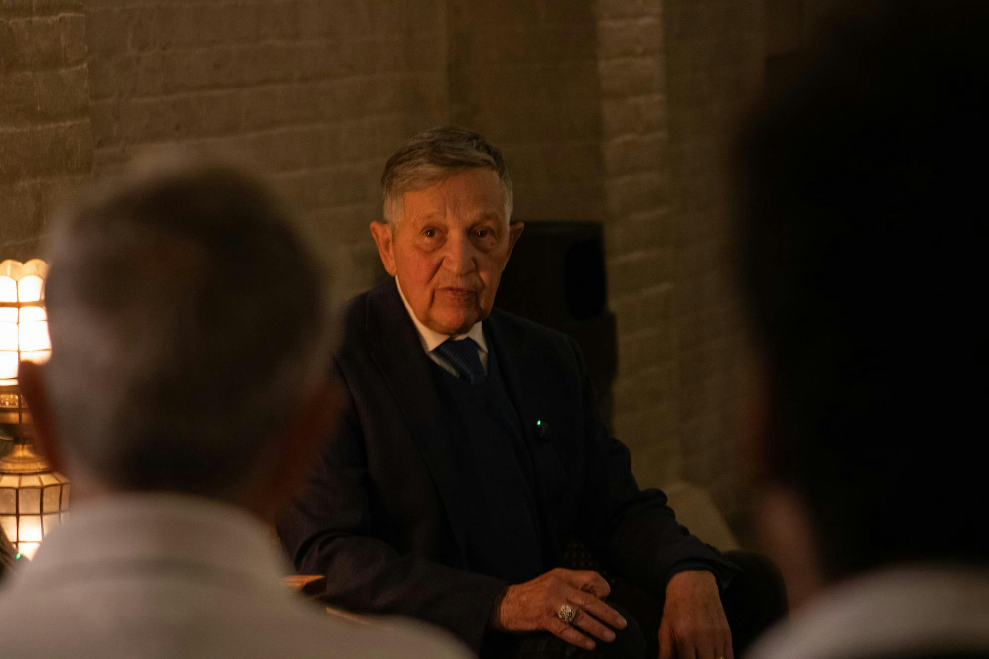 Dennis Kucinich speaks to attendees, Thursday, Sept. 24, 2026, in Gainesville, Fla.