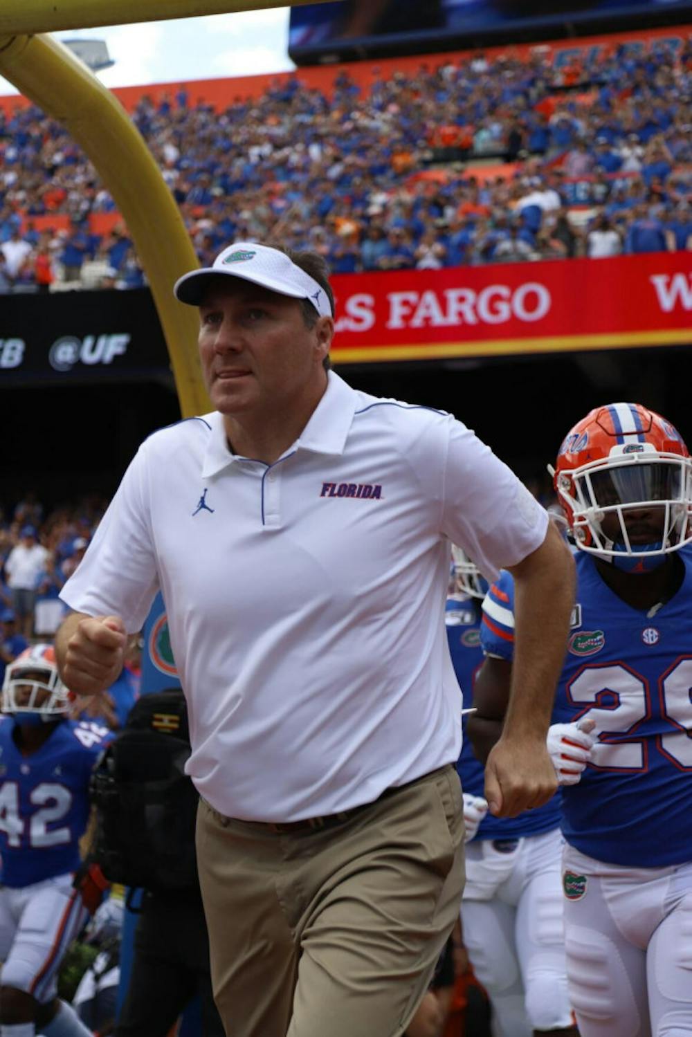 <p>As well as Bowman, head coach Dan Mullen and staff have drawn former five-star recruits such as Brenton Cox, Lorenzo Lingard and Justin Shorter to Florida.</p>