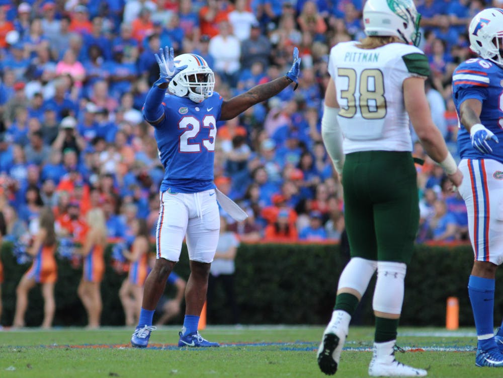 Chauncey Gardner Jr.'s 42-yard interception return set up Florida's first touchdown of the game on Saturday in its 36-7 win over UAB.