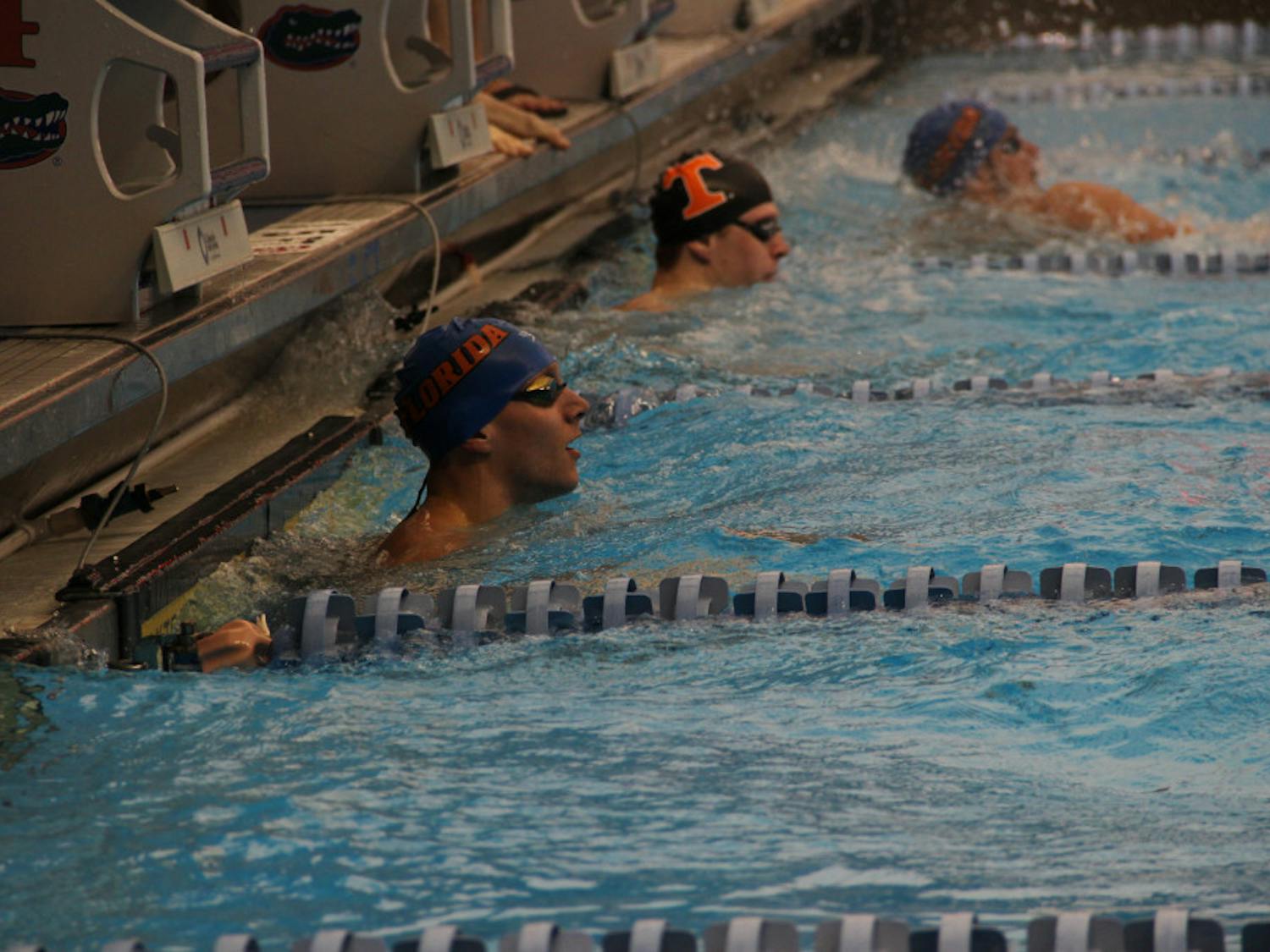 Senior Caeleb Dressel leads the men's team into the Last Chance Meet happening this weekend at the O'Connell Center.