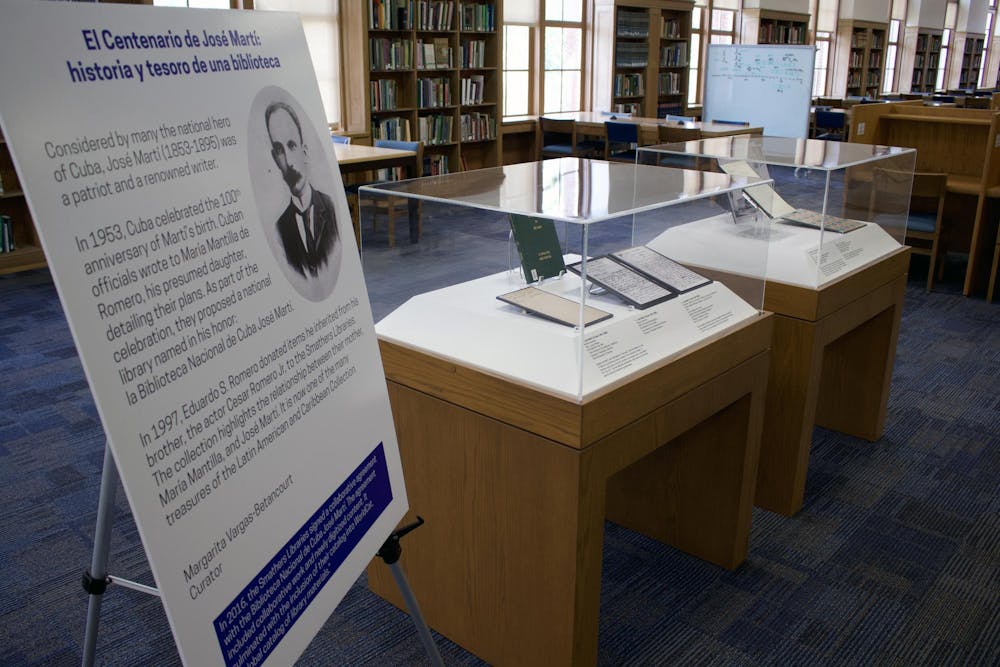 The Reading Room on the third floor of Smathers Library features the works of Jose Marti in the Latin American and Caribbean Collection on campus.