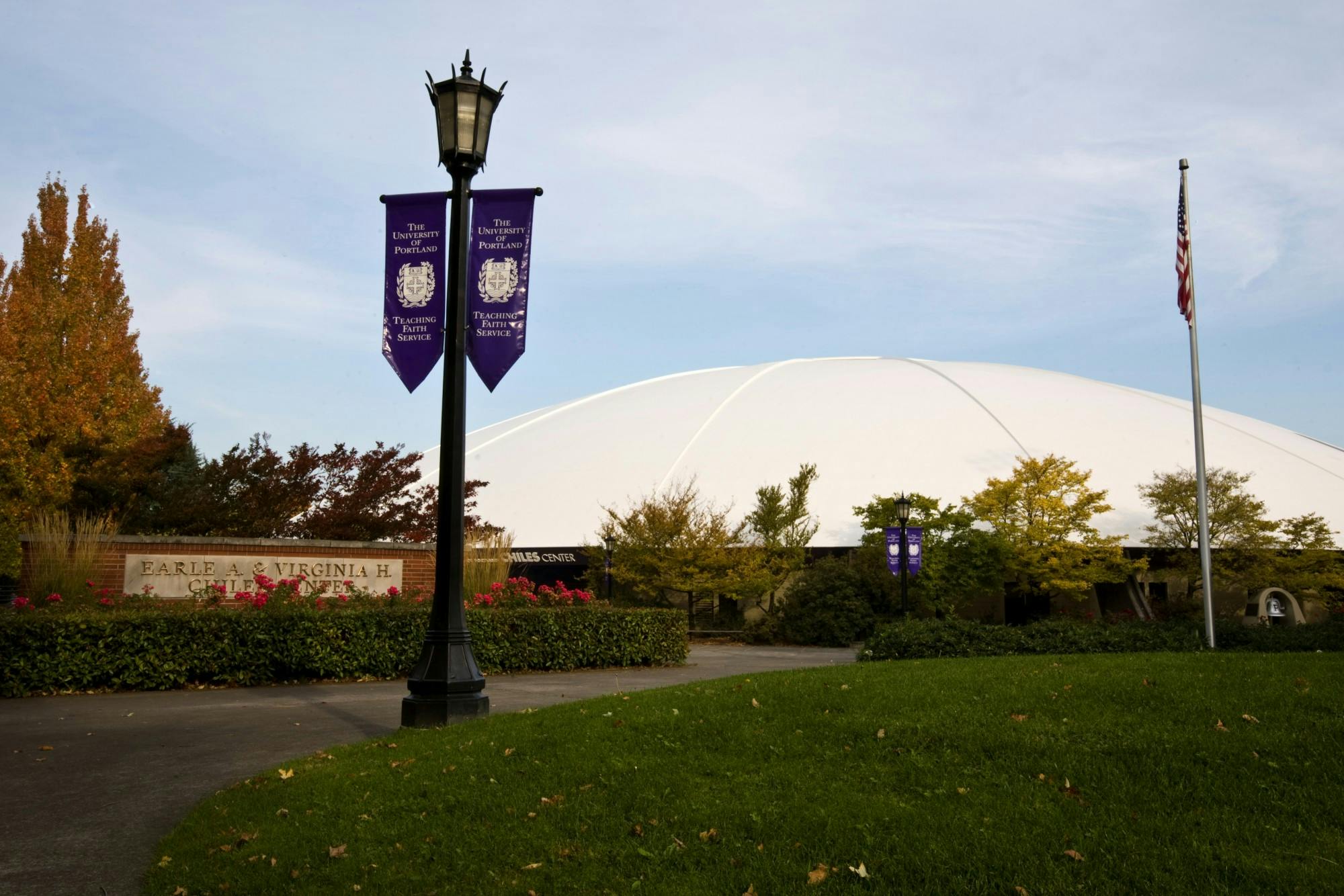 The University of Portland will host the OSAA 6A Basketball State Championships despite growing concerns about the novel coronavirus. Photo courtesy of University of Portland athletics.