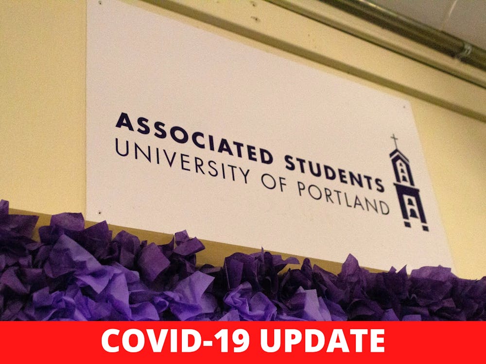The Associated Students of the University of Portland released a statement criticizing the Administration's lack of transparency amid the novel coronavirus. Photo by Jennifer Ng, Canva Created by Claire Desmarais