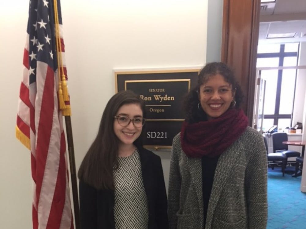 Anaceli Mejia (left) and Danielle Dillard (right). Photo courtesy of Anaceli Mejia.