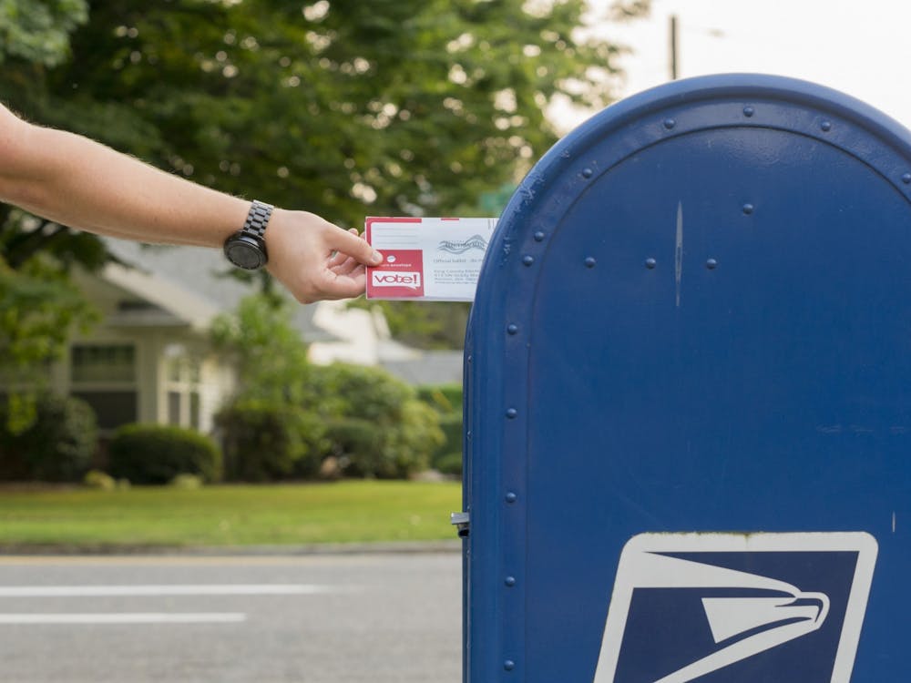 The 2020 election is right around the corner. The Editorial Board urges you to register to vote and then send in your ballot early if possible. Photo Illustration by Brennan Crowder.