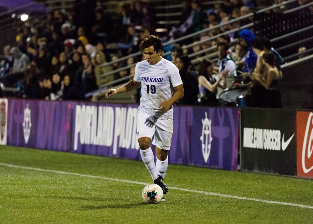 Freshman Jacobo Reyes was a steady presence for the Pilots on the pitch this season.