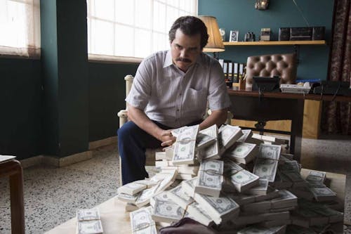 Wagner Moura as Pablo Escobar in the Netflix Original Series NARCOS.  Photo credit: Daniel Daza/Netflix