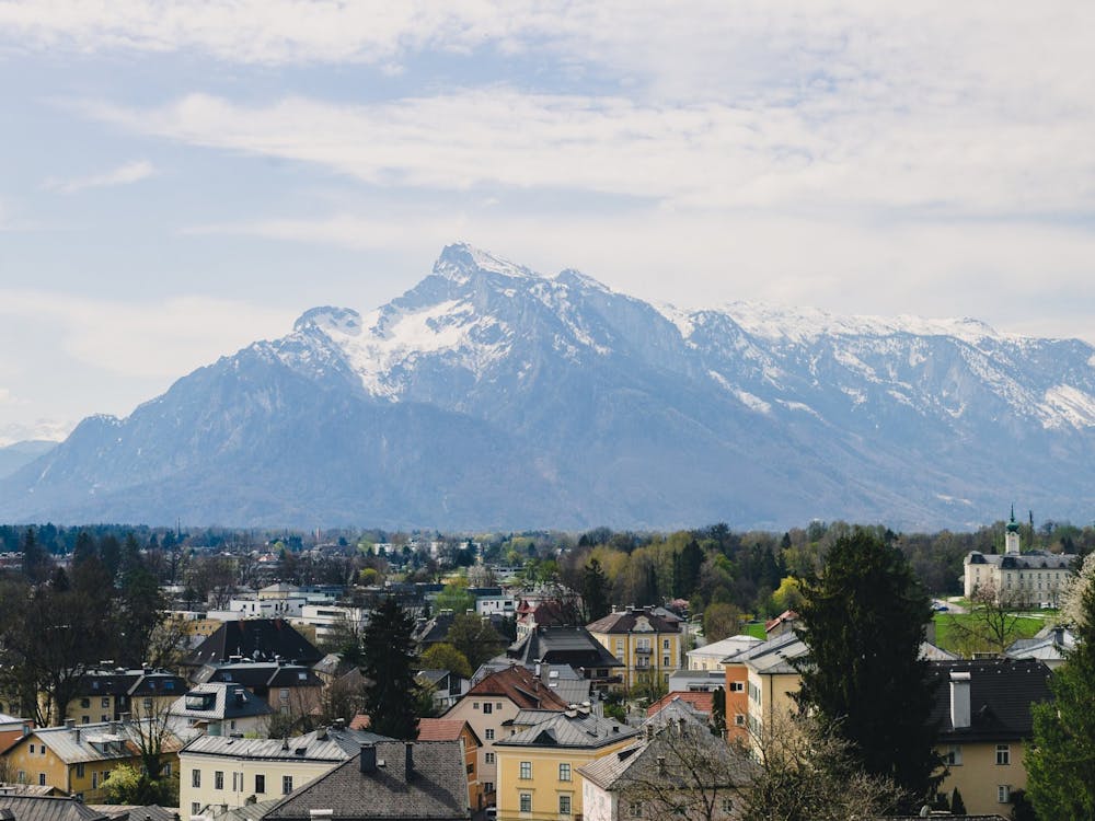 The view from the Hohensalzburg Fortress in Salzburg, Austria, a popular destination for students going abroad in the past.
