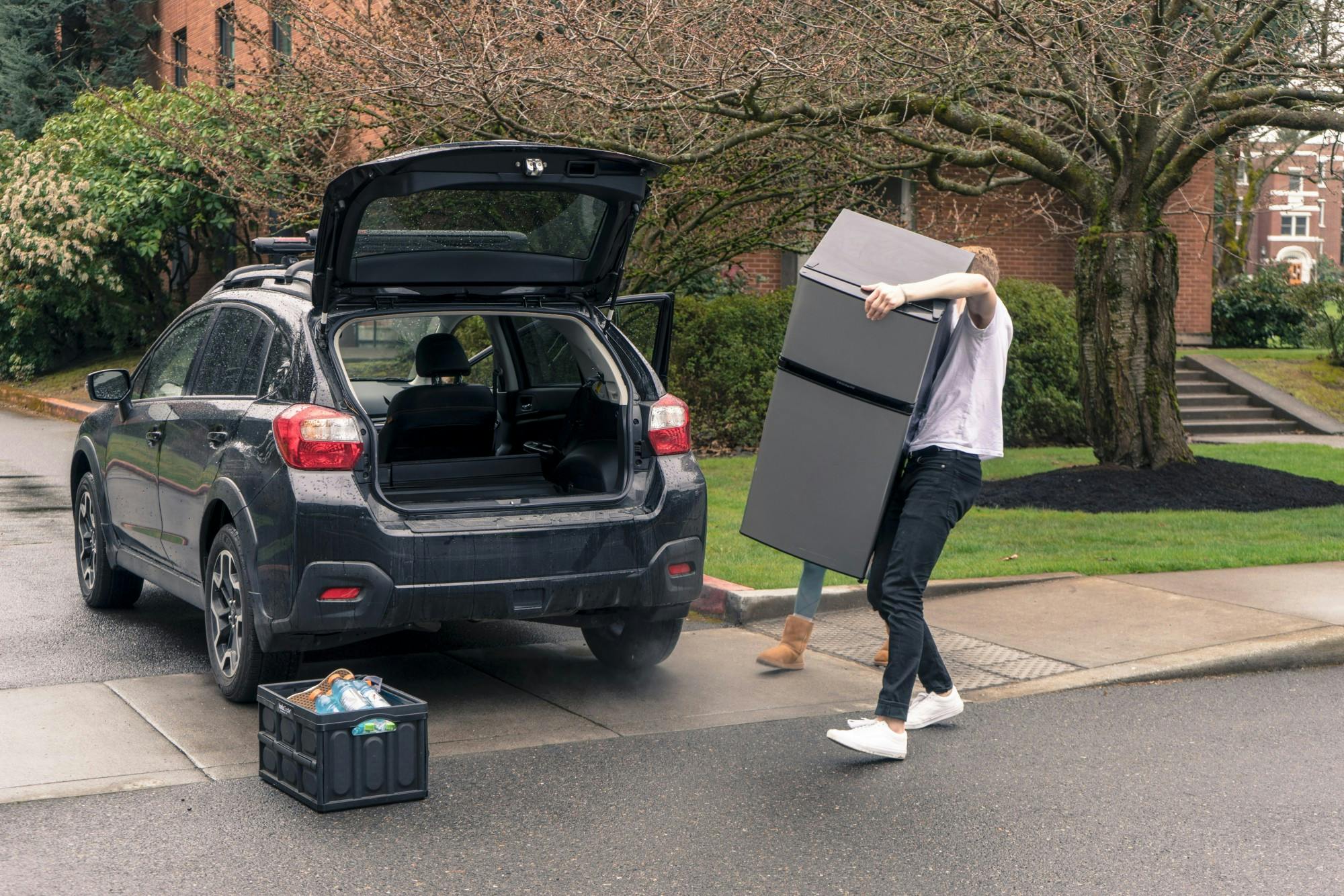 Students pack their belongings and their aspirations as they leave spring semester behind.