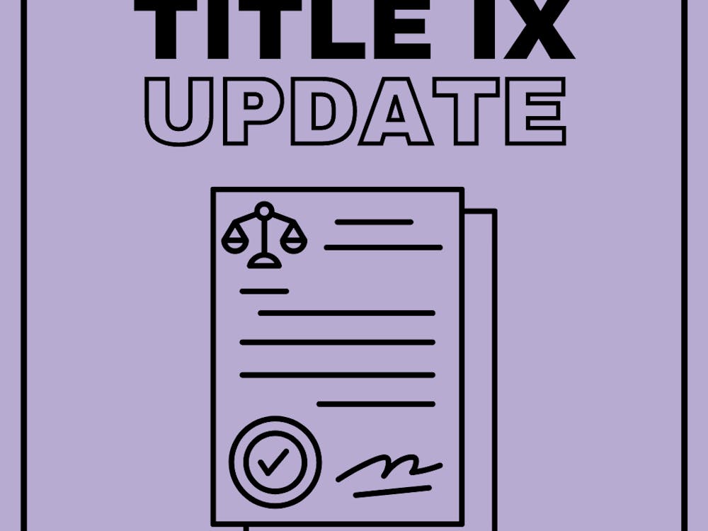 UP&#x27;s Title IX Office will be working with Grand River Solutions to fill the eliminated Title IX Coordinator position. Graphic by Kate Cuadrado. 