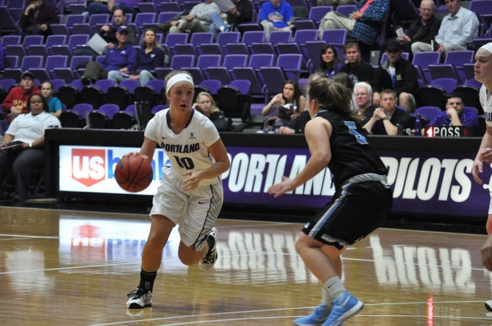  Kristen Garcia | Holly Blades drives into the key.