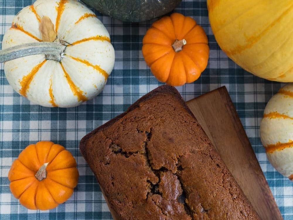 Pumpkin bread is a classic crowd pleaser. Add fun mix ins like chocolate chips or nuts to spice things up!Photo Illustration by Molly Lowney