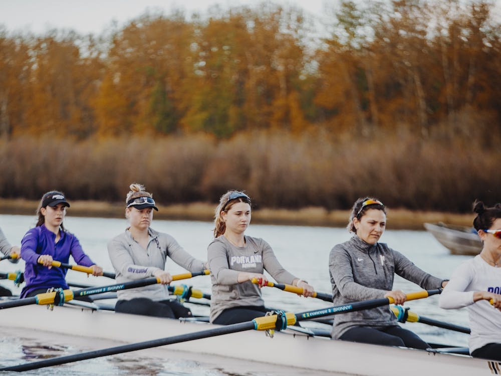 Women's Rowing on the water