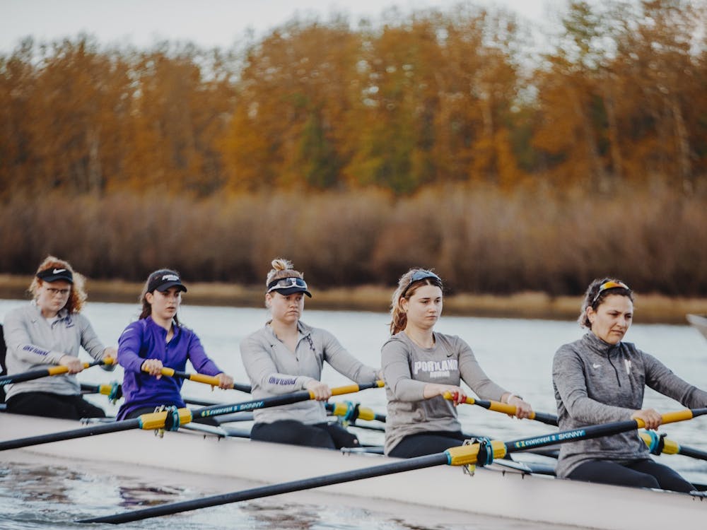 Women's Rowing on the water