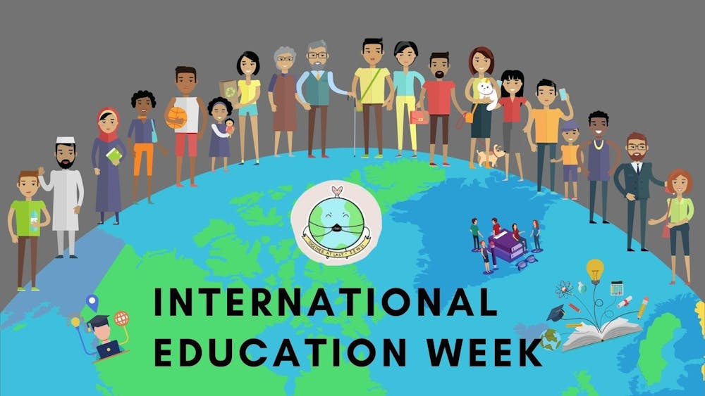 International Club is hosting International Education Week from Monday, Nov. 15 through Nov. 19. Canva by Marek Corsello.