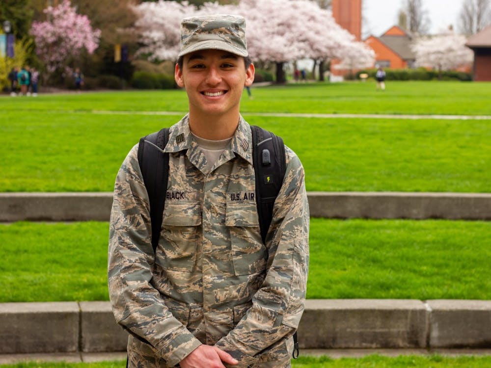 Senior John Black has been stationed at the Yokota Air Base in Japan as a second lieutenant.