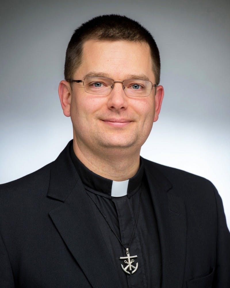Jan. 7, 2015; Rev. Jim Gallagher, C.S.C. (Photo by Matt Cashore/University of Notre Dame)