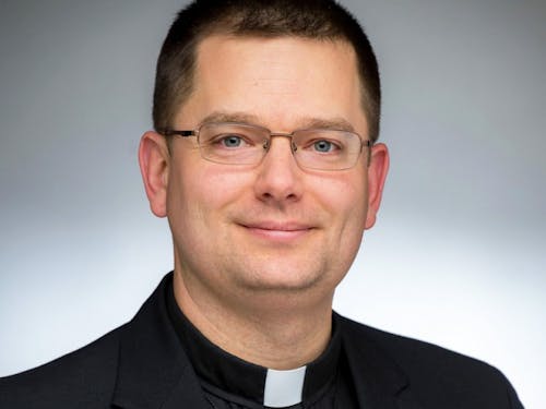 Jan. 7, 2015; Rev. Jim Gallagher, C.S.C. (Photo by Matt Cashore/University of Notre Dame)